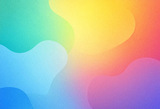 Abstract fluid organic shapes pastel gradient background for digital design.