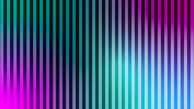 Vertical stripes pattern with gradient background, in shades of, neon pink, cyan, blue, and deep, purple colors
