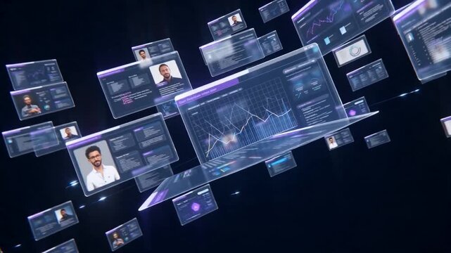 Exploring sound wave analysis and data presentation in a digital interface with user profiles and analytics
