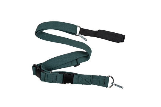 Modern adjustable weapon sling on white