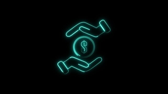 Protecting coin animation displays secure monetary assets. Financial investment support data routes on protecting coin. Commercial banking wealth builds on protecting coin.