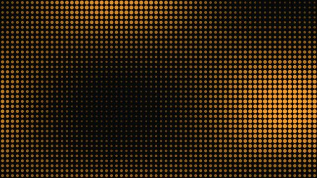 Warm Incandescent Tungsten Stage Light Bulbs Matrix Animation Loop
