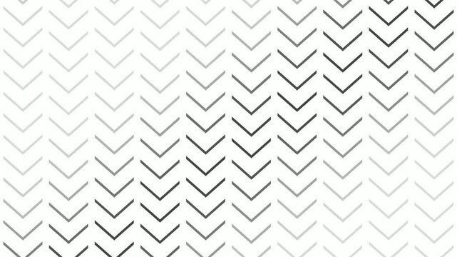 Monochrome Geometric Arrow Conveyor Pattern Motion Graphics Loop