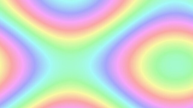Holographic Pastel Iridescent Fluid Wave Motion Graphics Loop