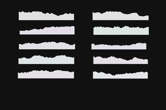 Paper torn design total 10 designs 