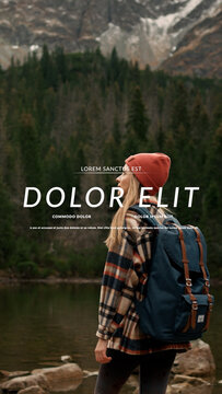 Vertical Title Card Design 02