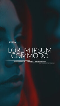 Vertical Title Card Design 07
