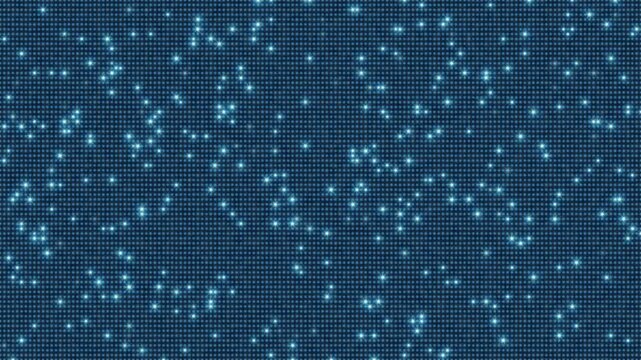 Panel de luz con destellos de color azul