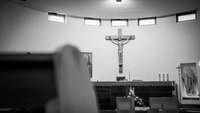 Closeup photo of a crucifix