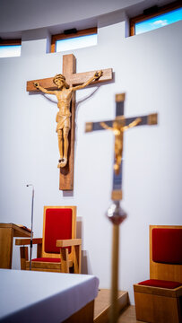 Closeup photo of a crucifix