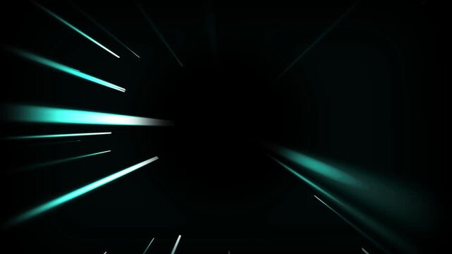 Light streaks animation emanates outward from frame borders. High velocity kinetic motion drives active light streaks animation. Abstract illumination defines light streaks.