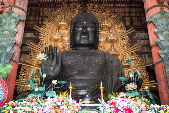 奈良の大仏 東大寺大仏殿 大仏尊像 （奈良県奈良市）