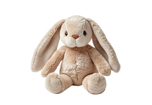Plush bunny toy representing childhood innocence and comfort