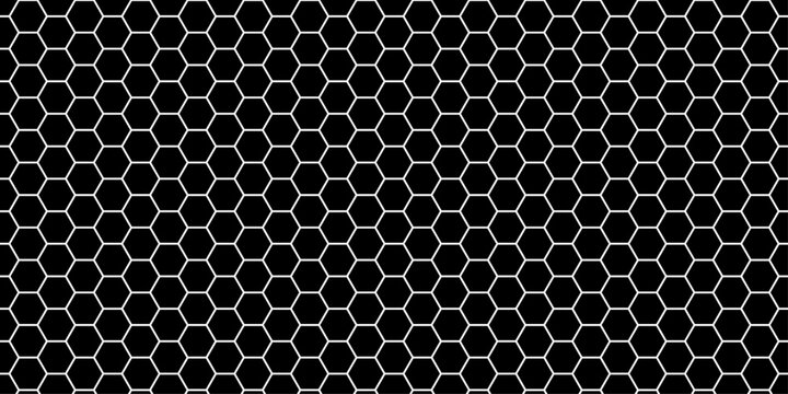 abstract metallic hexagonal grid pattern with a subtle sheen against a dark background, creating a futuristic and industrial aesthetic.