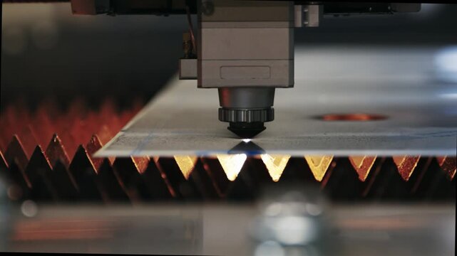 CNC Laser Machine Cutting Metal in Modern Industrial Boiler Production