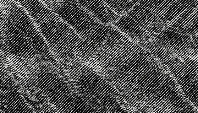 Monochrome halftone chevron pattern with diagonal hatching and moir&eacute; wave effects, creating a dynamic abstract textured background.