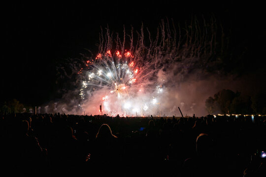 fireworks in the sky