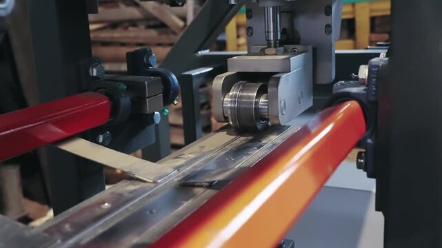 Industrial Roller Press Forming Metal Sheet in Boiler Production Factory