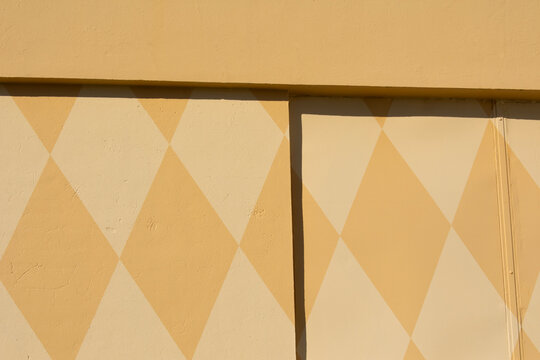 Yellow Checkered Wall Art