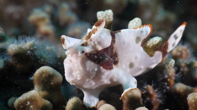Painted frogfish (Antennarius pictus), Bohol, Philippines