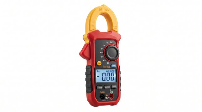 Electronic Clamp Multimeter for Electrical Current and Voltage Measurement