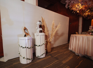 Obraz premium Elegant vintage telephone at an event