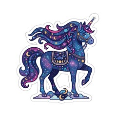 Fototapeta premium horse whimsical unicorn