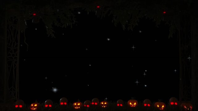 Magical Halloween witch spells cauldron candles pumpkins ghosts smoke sparks motion graphics horror branding promotional video atmospheric overlay seasonal commercial cinematic storytelling stock