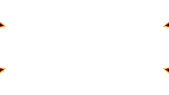 Animated starburst transition with sharp spikes expanding from center of black screen for video transitions