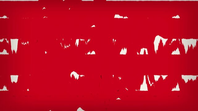Dynamic red graph chart fluctuations moving on light background abstract motion background