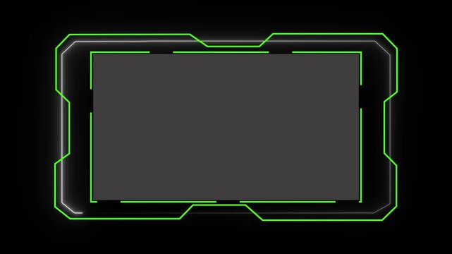 fi Frame concept Futuristic HUD Interface Screen Design. Digital callouts titles. HUD UI GUI futuristic user interface elements set. High tech screen video game. motion graphics animation video.