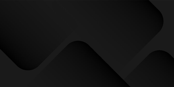 Black abstract background design. Modern wavy line pattern (guilloche curves) in monochrome colors. Premium stripe texture.