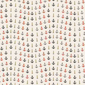 Anchor and Lighthouse Pattern