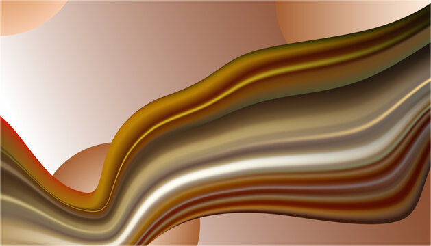 Abstract Warm Wave Gradient Background
