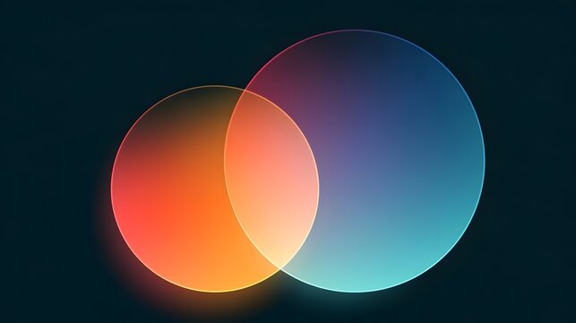 Venn diagram infographic chart template for business 3 parts option, presentation with venn diagram elements vector illustration. Stock Vector