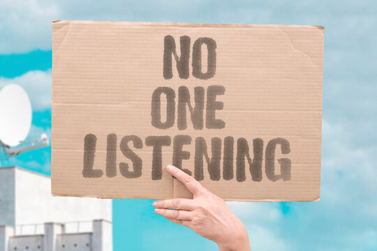 "No one listening" Diplomatic overtures go ignored. DIPLOMACY. IGNORED. OVERTURES. TALKS. DEAF.