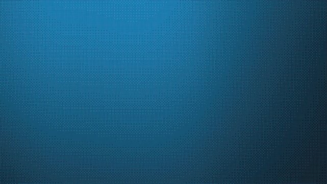 Bayer dither gradient pixel pattern blue ink on black 4K seamless loop