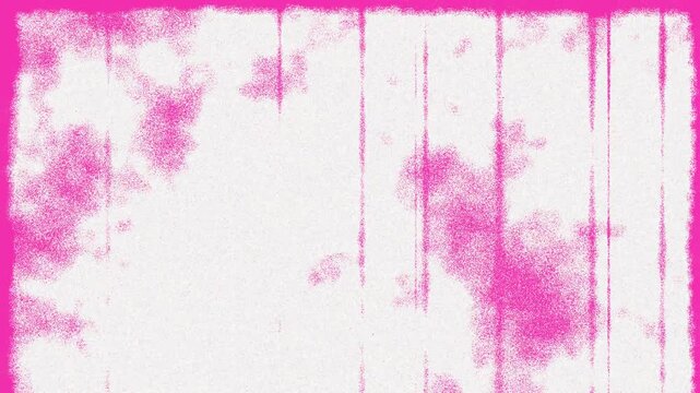 Pink ink photocopy texture overlay 4K seamless loop