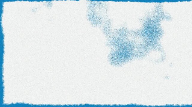Gritty blue ink photocopy texture on white paper 4K seamless loop