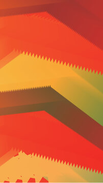 Abstract Geometric Pattern with Warm Color Gradient Layers