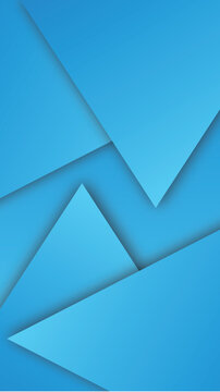 Minimalist Blue Geometric Triangle Pattern Background
