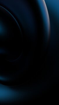 Minimalist Dark Blue 3D Render