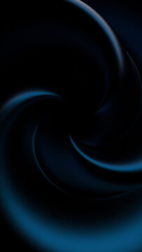 Deep Dark Blue Abstract Swirl 3D Vertical Background