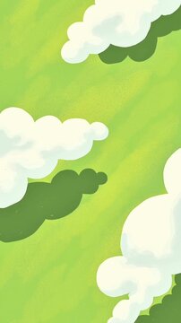 landscape with clouds background