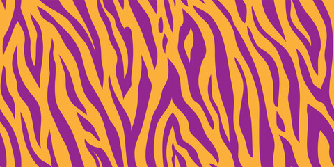 Obraz premium Seamless pattern with bright tiger stripes. Abstract animal print.