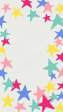 colorful stars background