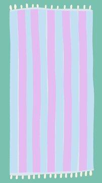 pink and white striped fabric background