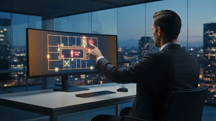 Fototapeta premium Advanced Data Security Analysis Using Modern Digital Techniques