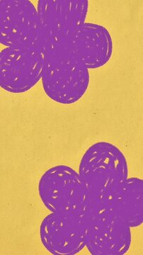 abstract background with flowers