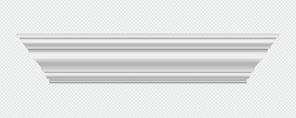 Classic Decorative Wall and Ceiling Molding Set – Elegant Crown Molding, Baseboard, and Architectural Trim Vector Collection © promaster